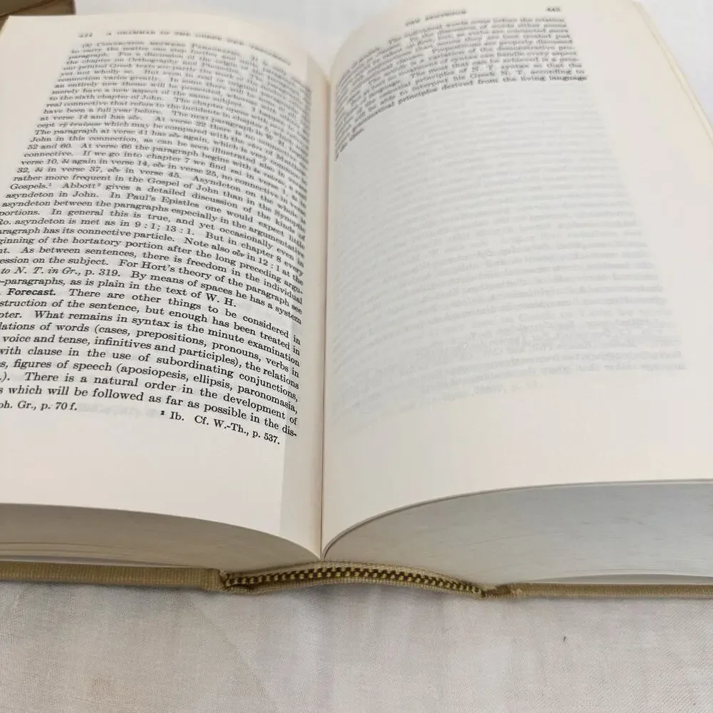 A GRAMMAR OF THE GREEK NEW TESTAMENT IN THE LIGHT OF HISTORICAL RESEARCH